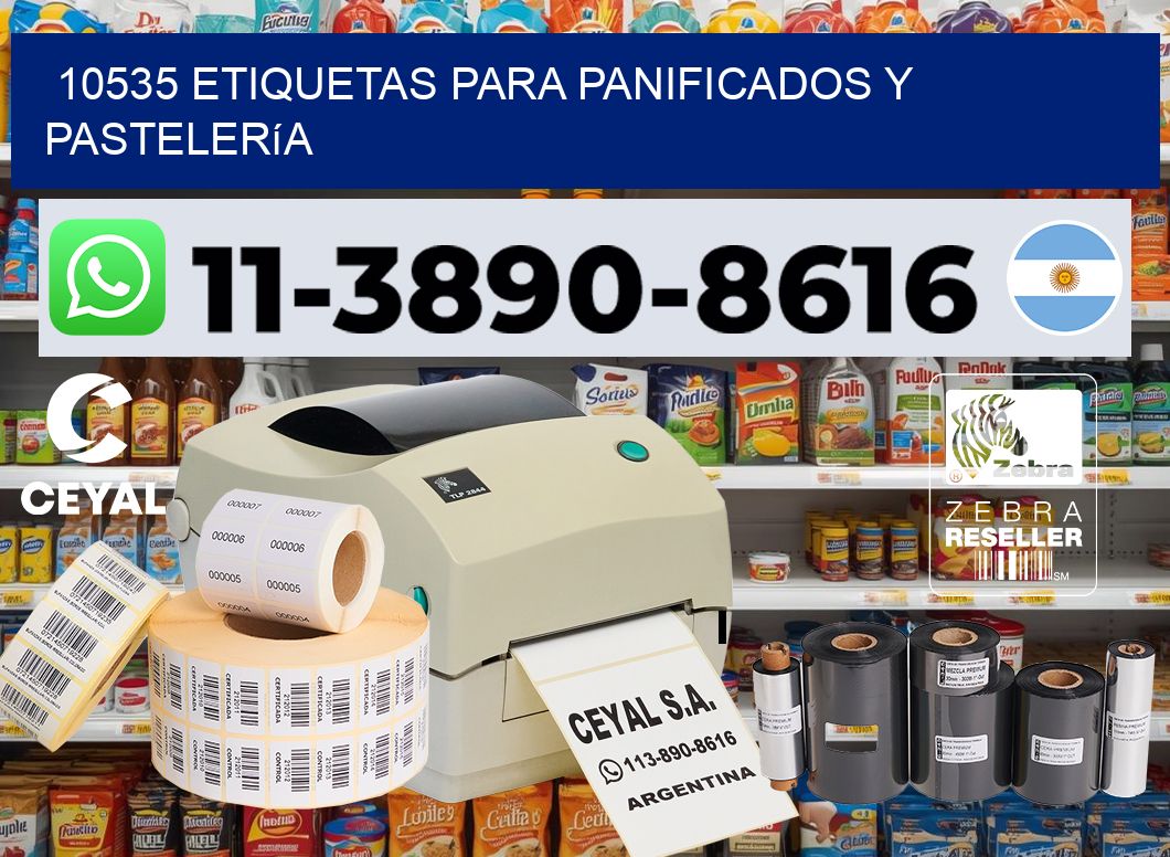 10535 Etiquetas para panificados y pastelería