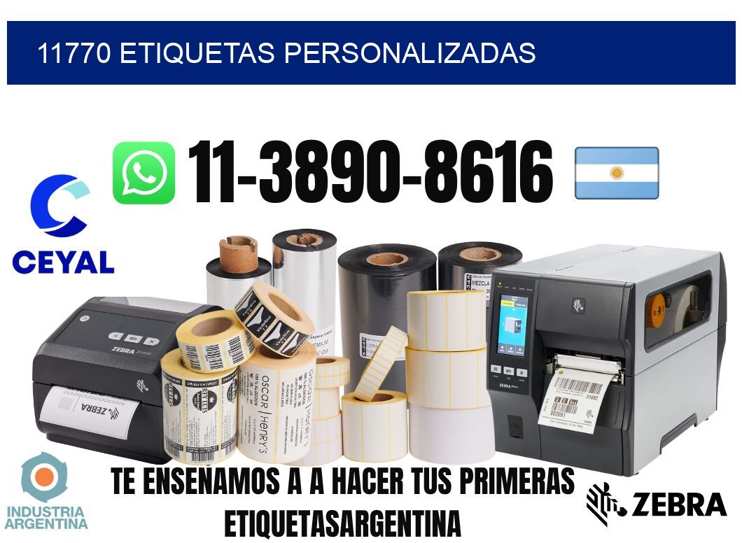 11770 etiquetas personalizadas