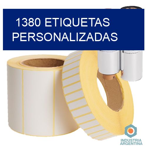 1380 etiquetas personalizadas