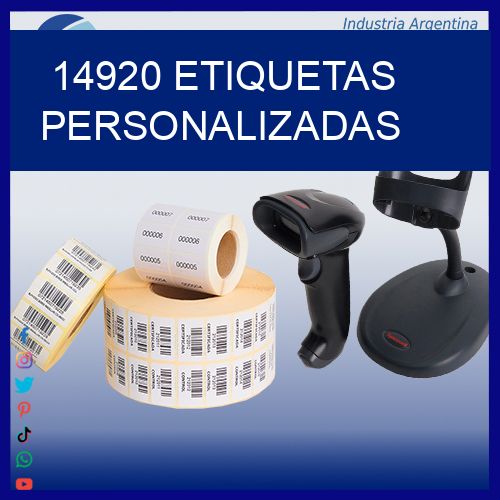 14920 etiquetas personalizadas