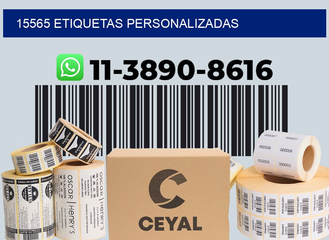 15565 etiquetas personalizadas