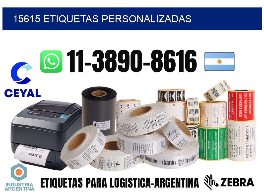 15615 etiquetas personalizadas