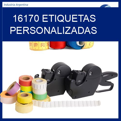16170 etiquetas personalizadas