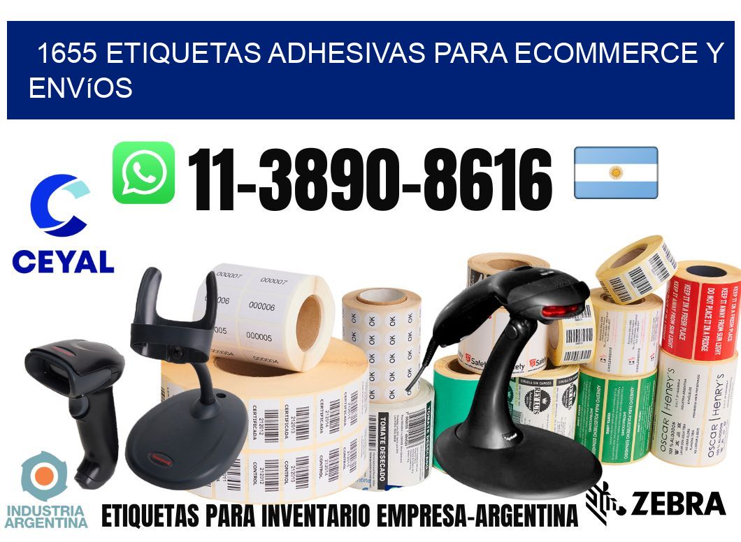 1655 Etiquetas adhesivas para ecommerce y envíos