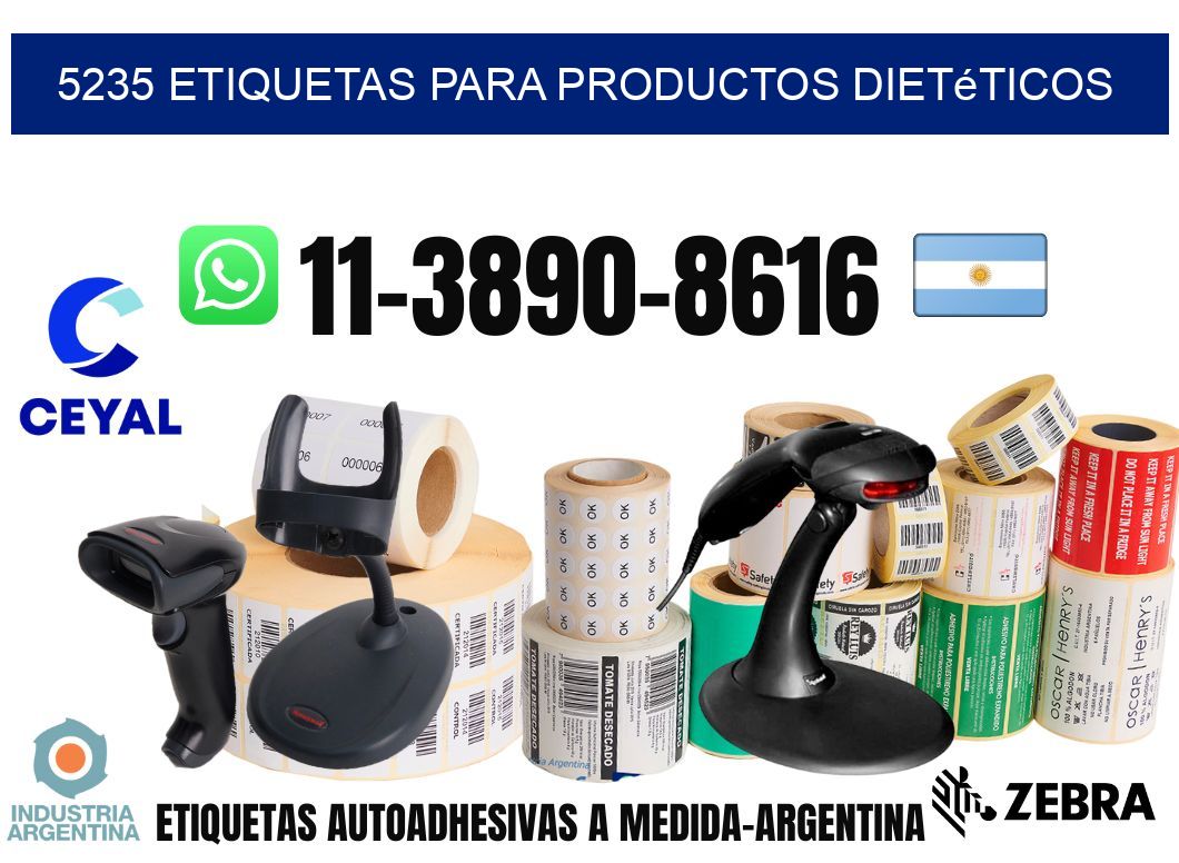 5235 Etiquetas para productos dietéticos