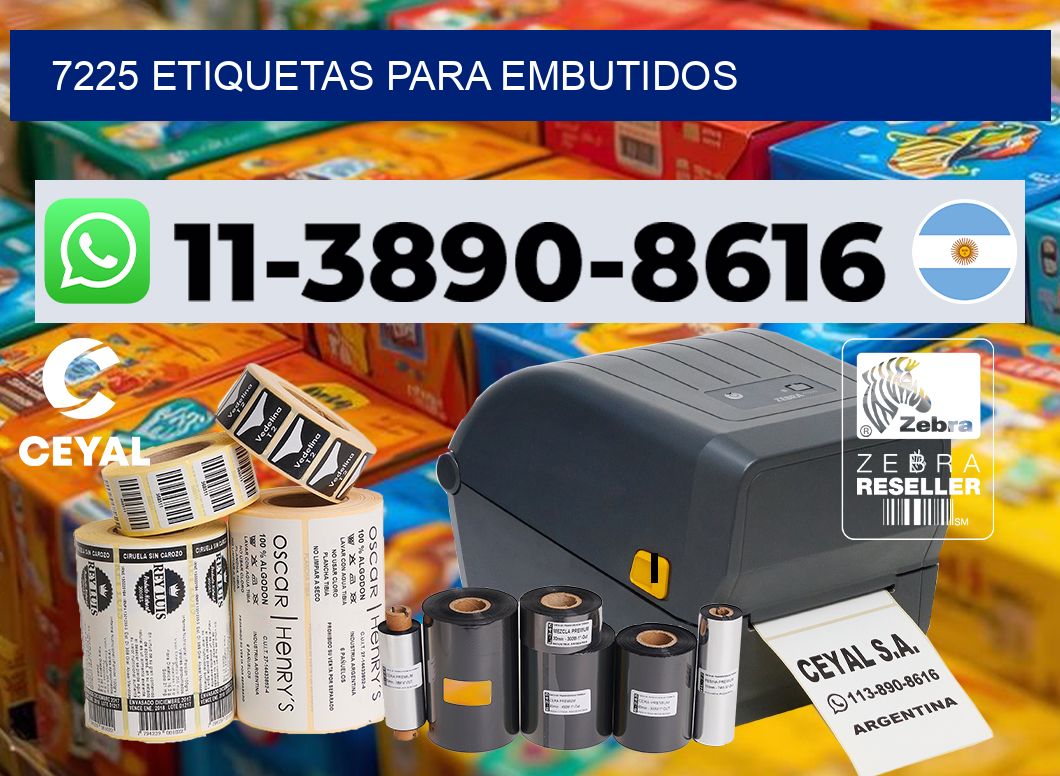 7225 Etiquetas para embutidos