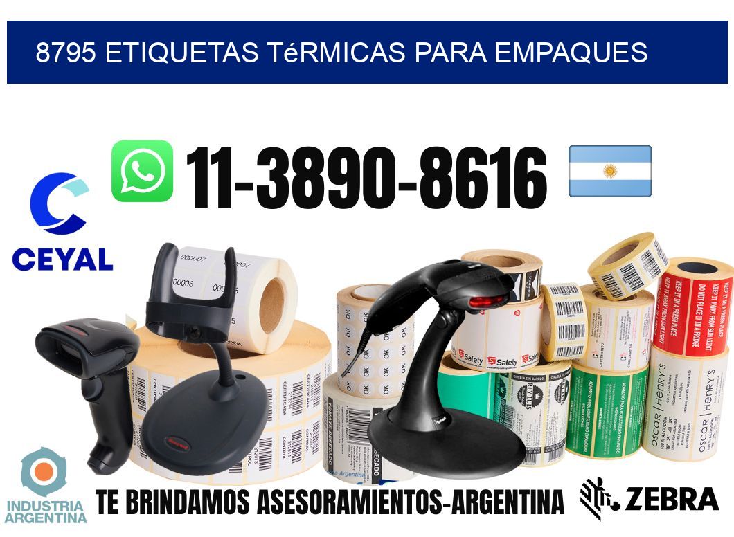 8795 Etiquetas térmicas para empaques