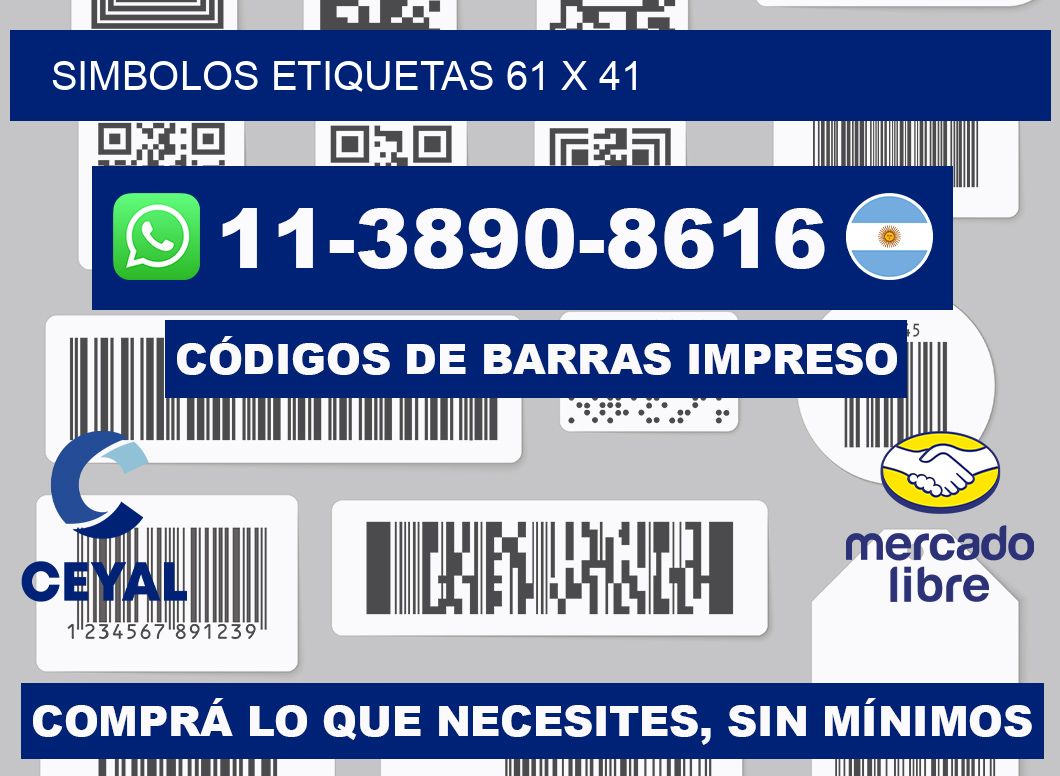 SIMBOLOS ETIQUETAS 61 x 41