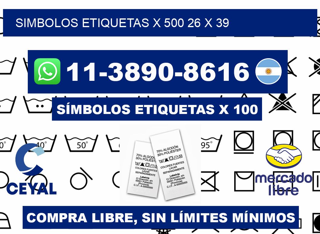 SIMBOLOS ETIQUETAS X 500 26 x 39