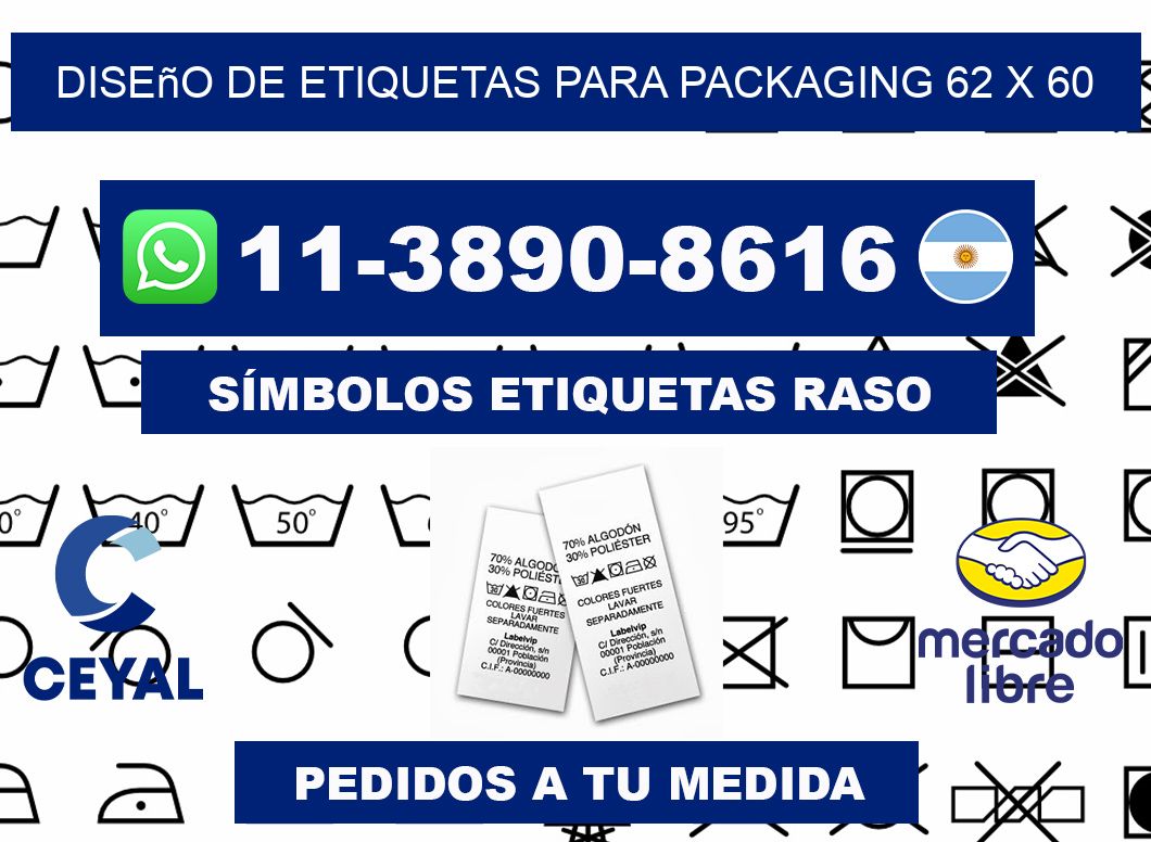 diseño de etiquetas para packaging 62 x 60