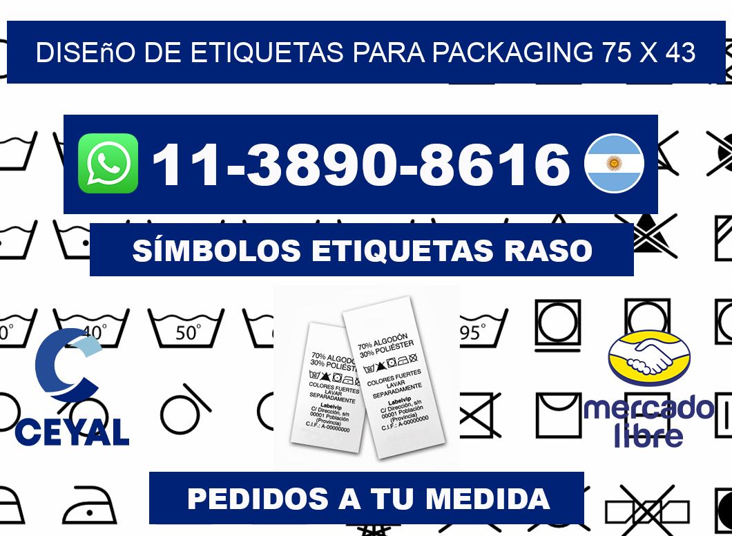 diseño de etiquetas para packaging 75 x 43