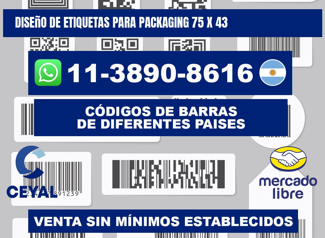 diseño de etiquetas para packaging 75 x 43