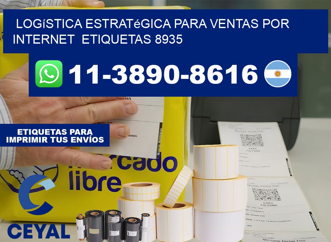 Logística estratégica para ventas por internet  etiquetas 8935