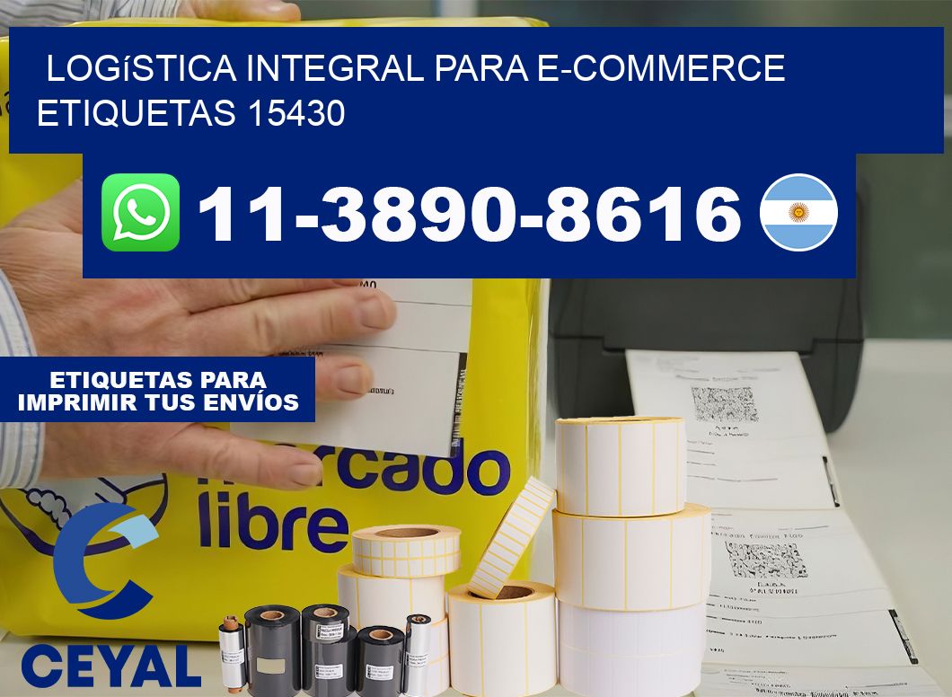 Logística integral para e-commerce  etiquetas 15430