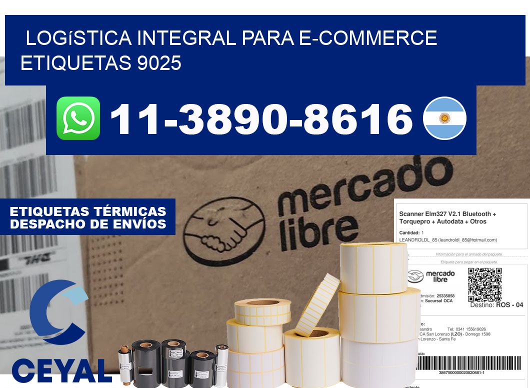 Logística integral para e-commerce etiquetas 9025