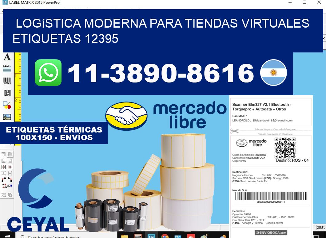 Logística moderna para tiendas virtuales  etiquetas 12395