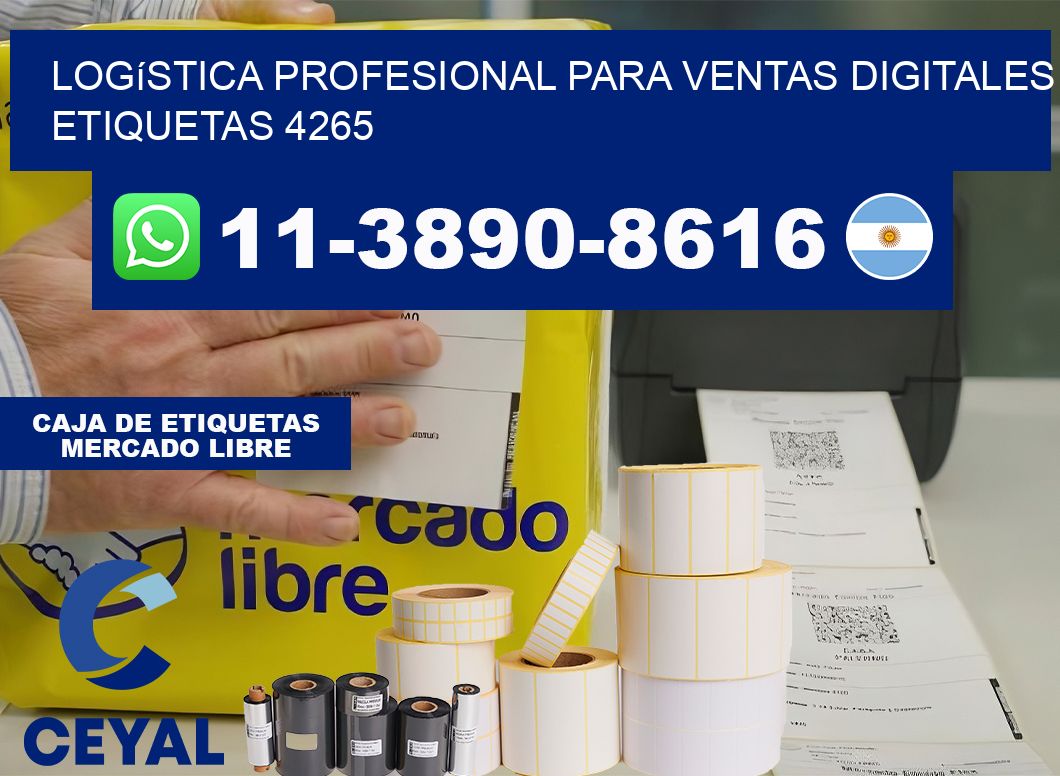 Logística profesional para ventas digitales  etiquetas 4265