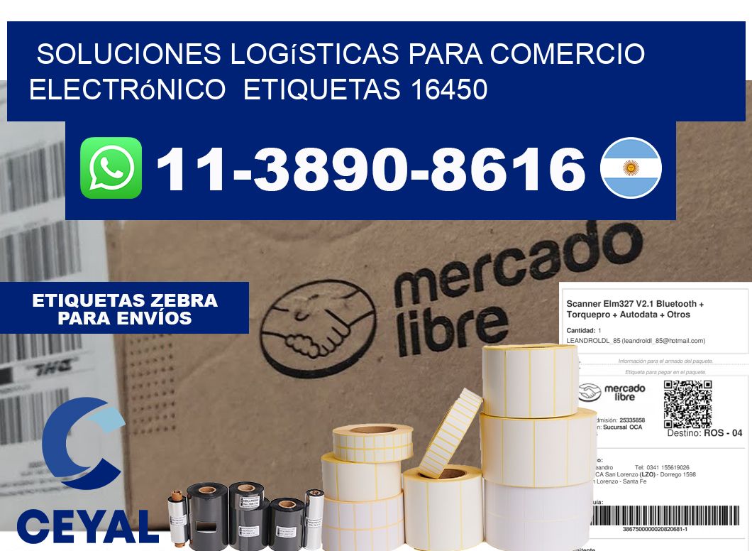 Soluciones logísticas para comercio electrónico  etiquetas 16450