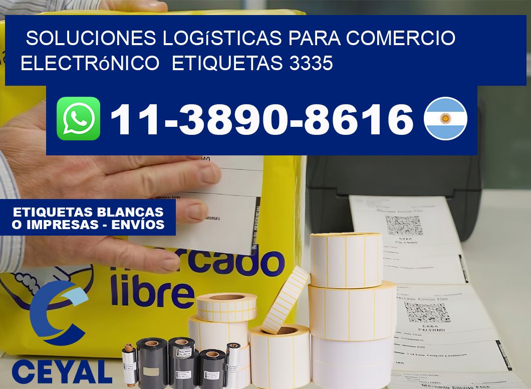 Soluciones logísticas para comercio electrónico  etiquetas 3335