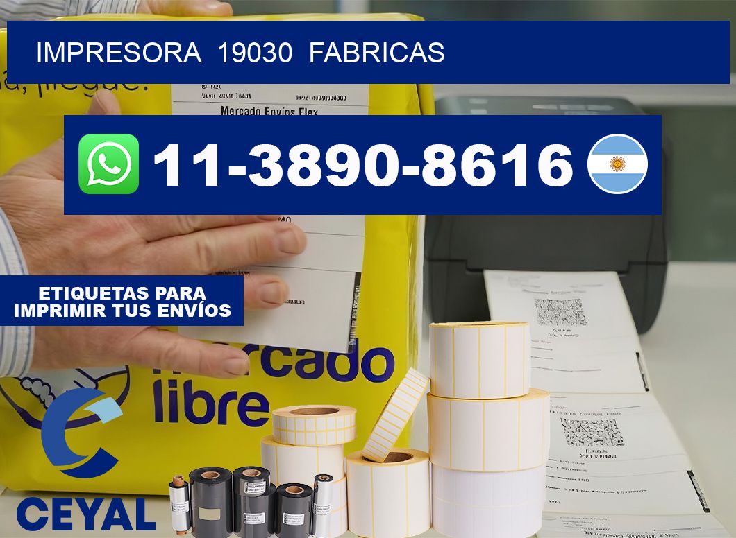 impresora 19030 fabricas