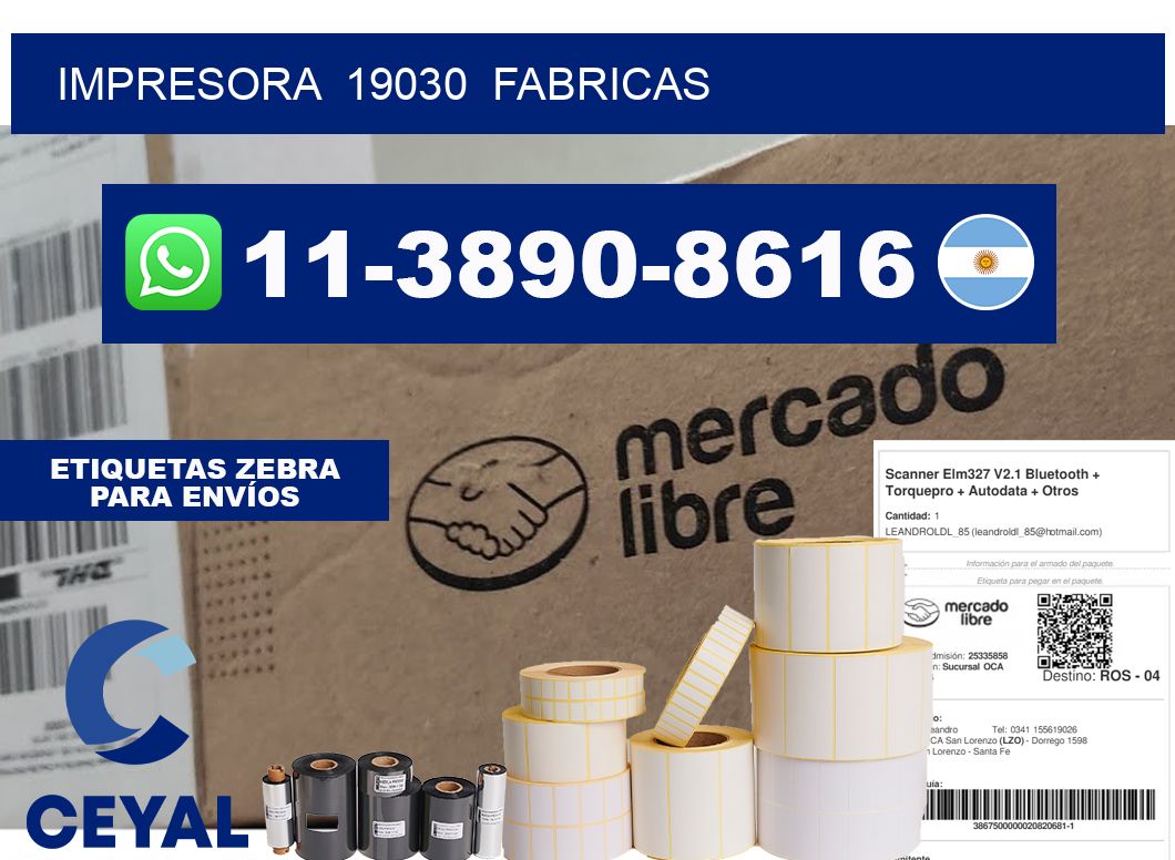 impresora 19030 fabricas