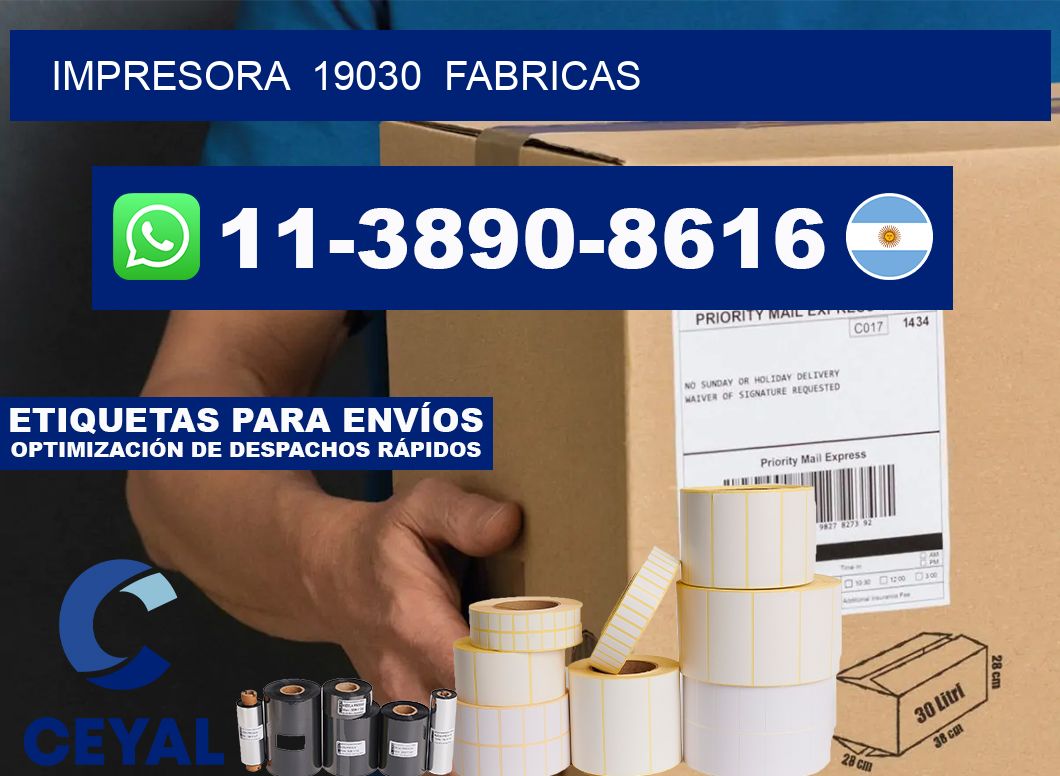impresora 19030 fabricas
