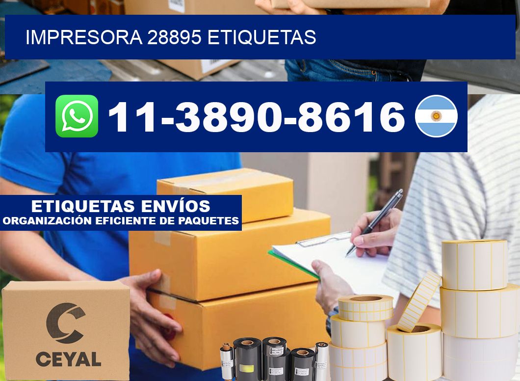 impresora 28895 etiquetas