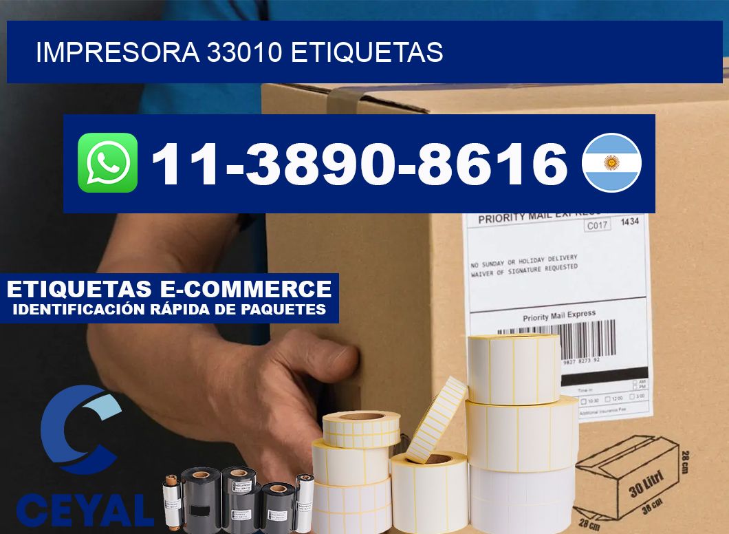 impresora 33010 etiquetas