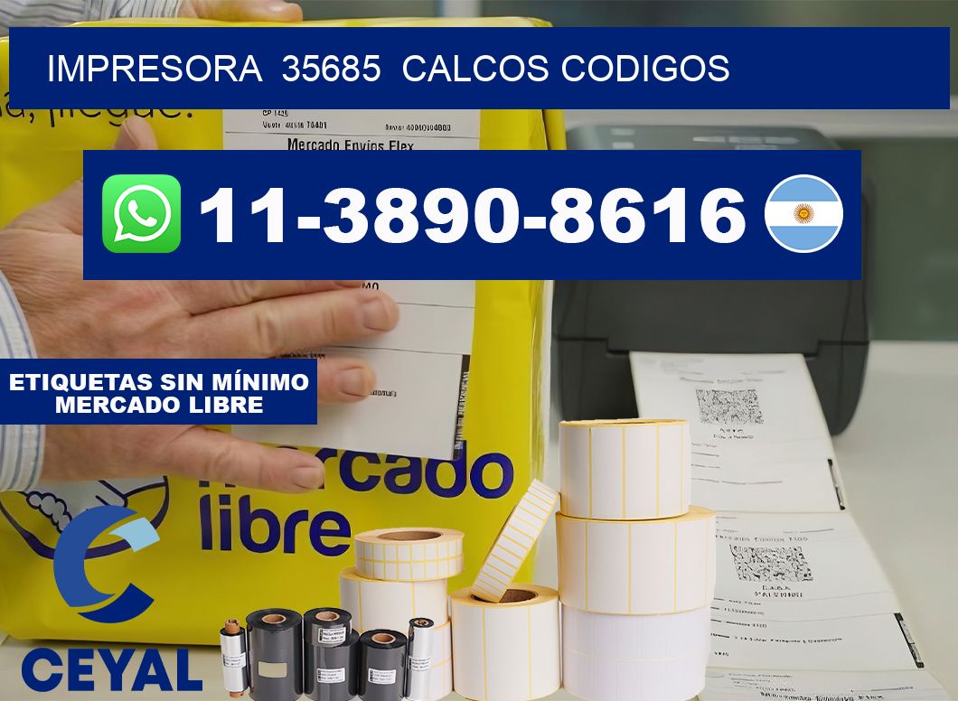 impresora  35685  calcos codigos