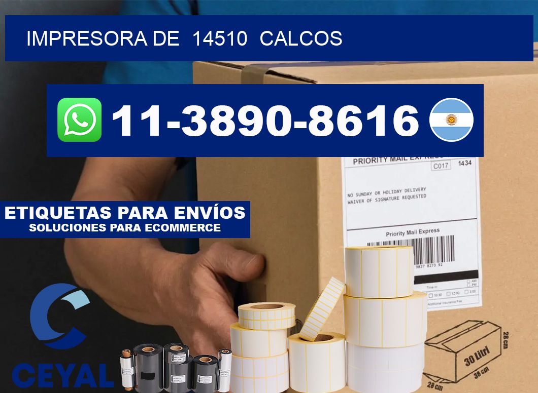 impresora de  14510  calcos
