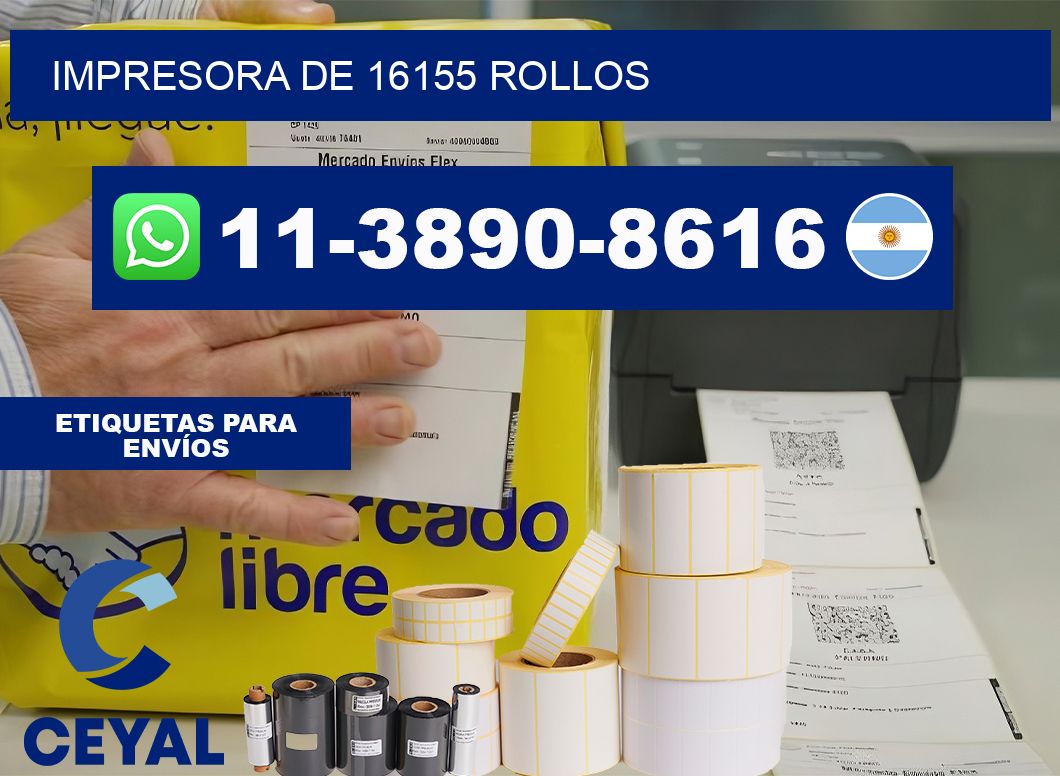 impresora de 16155 rollos