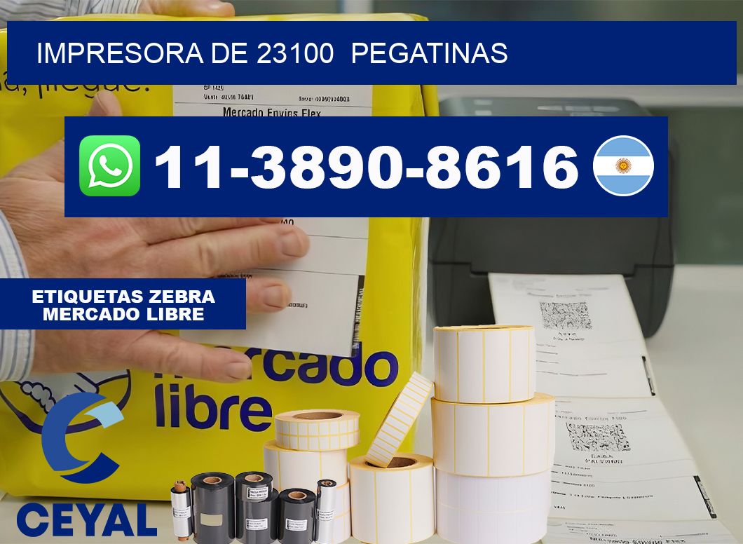 impresora de 23100  pegatinas