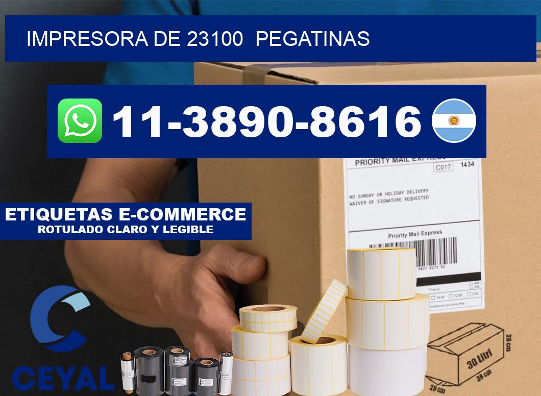 impresora de 23100  pegatinas