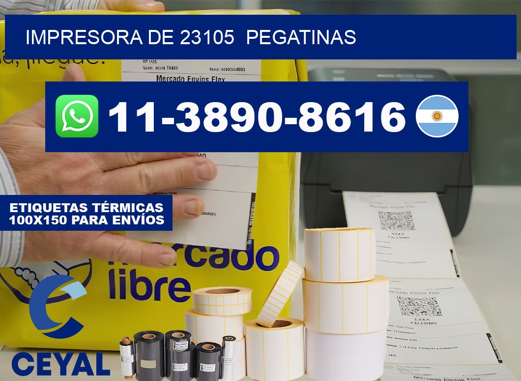 impresora de 23105  pegatinas
