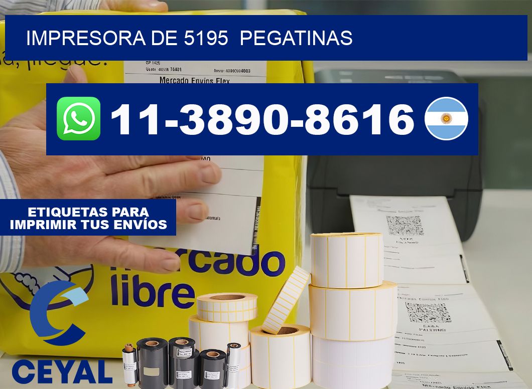 impresora de 5195  pegatinas