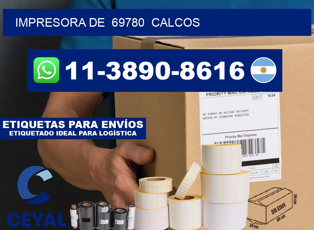impresora de  69780  calcos