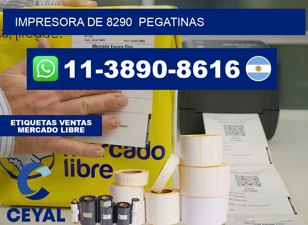 impresora de 8290  pegatinas