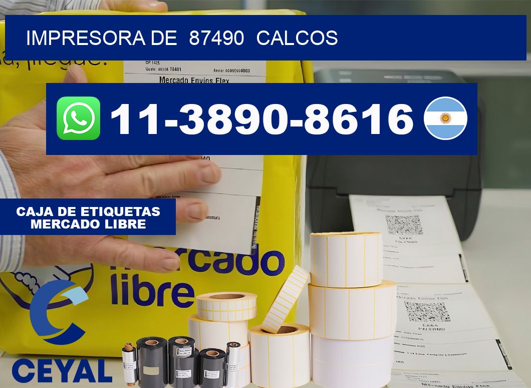 impresora de  87490  calcos