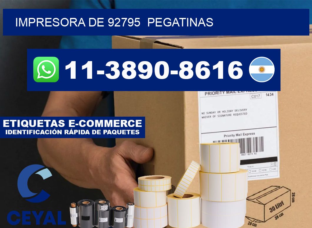 impresora de 92795  pegatinas