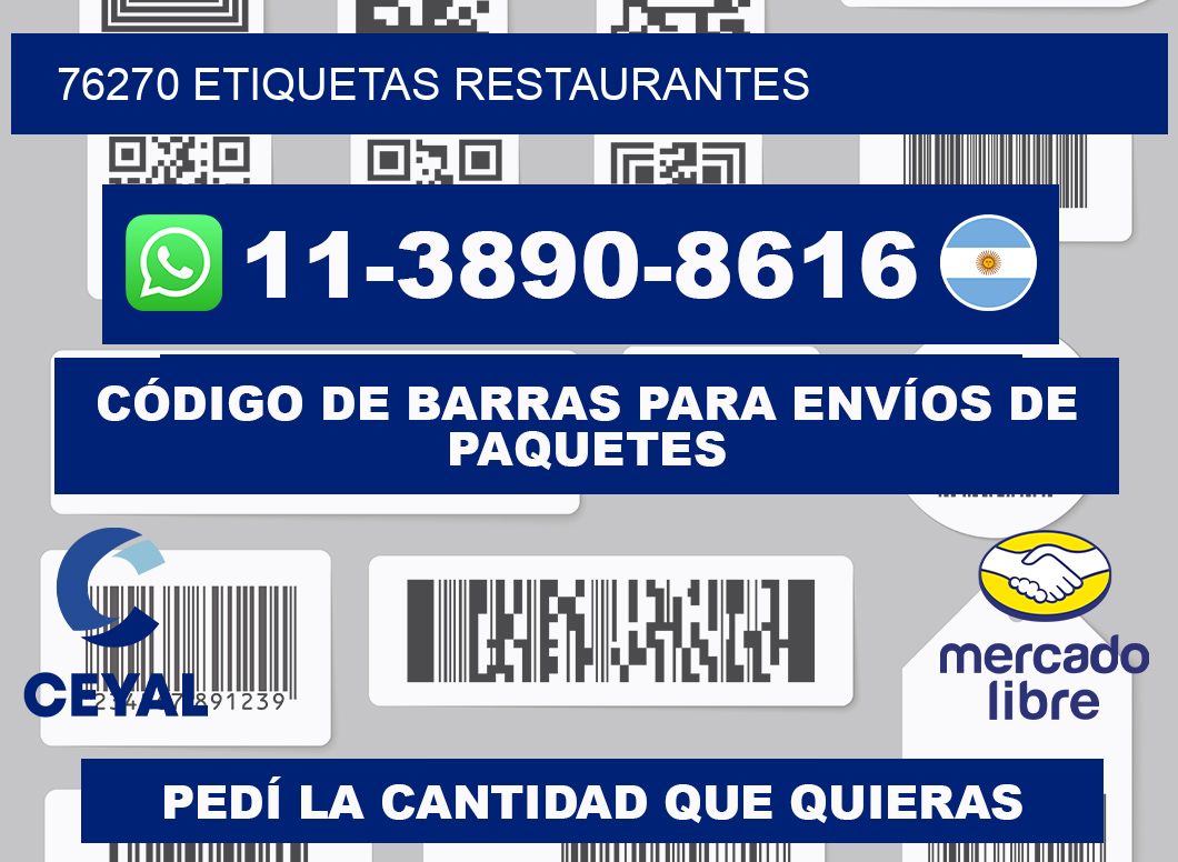 76270 etiquetas restaurantes