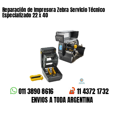Reparación de Impresora Zebra Servicio Técnico Especializado 22 x 40