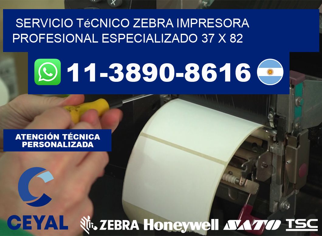 Servicio Técnico Zebra Impresora Profesional Especializado 37 x 82