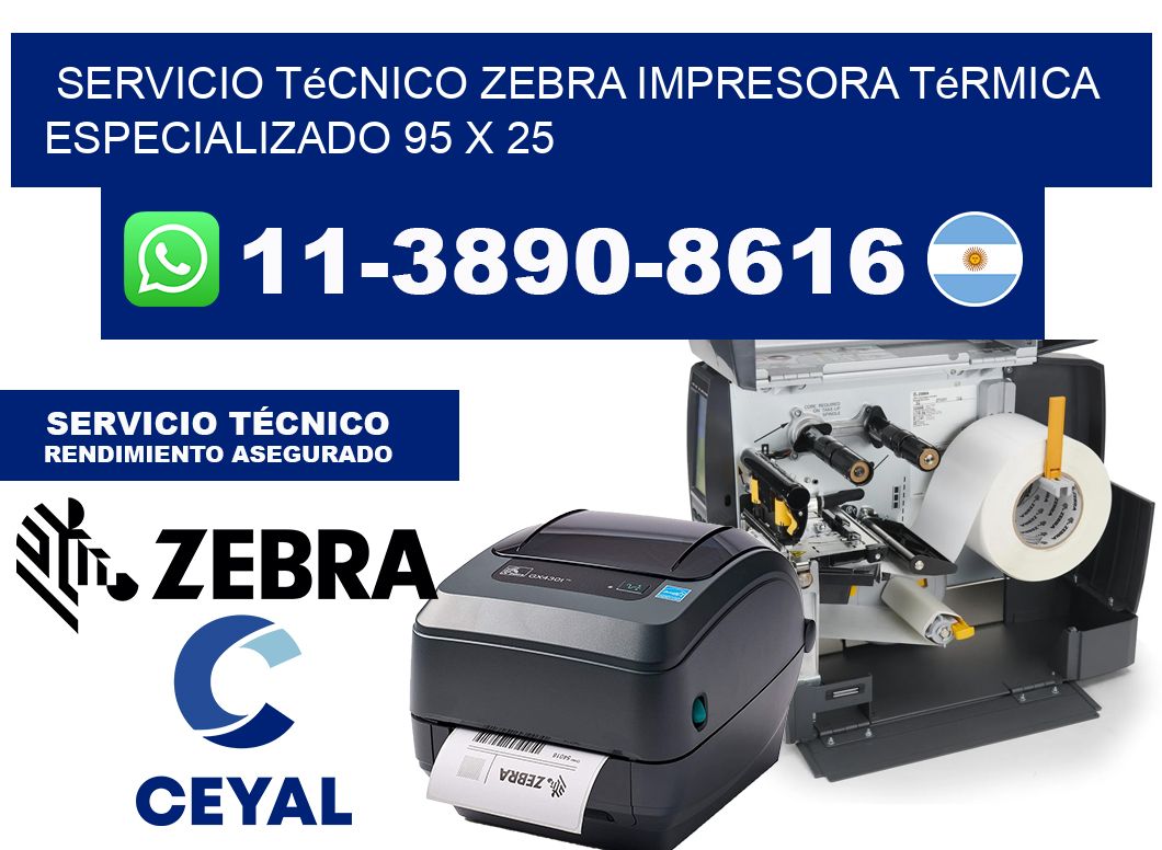 Servicio Técnico Zebra Impresora Térmica Especializado 95 x 25