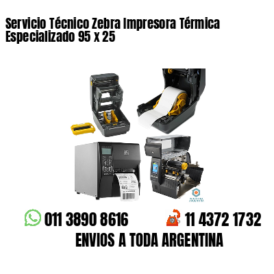 Servicio Técnico Zebra Impresora Térmica Especializado 95 x 25