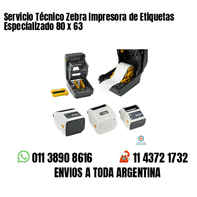 Servicio Técnico Zebra Impresora de Etiquetas Especializado 80 x 63