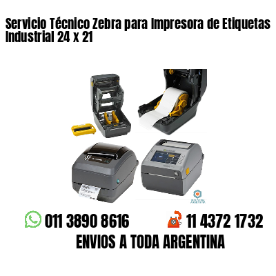 Servicio Técnico Zebra para Impresora de Etiquetas Industrial 24 x 21