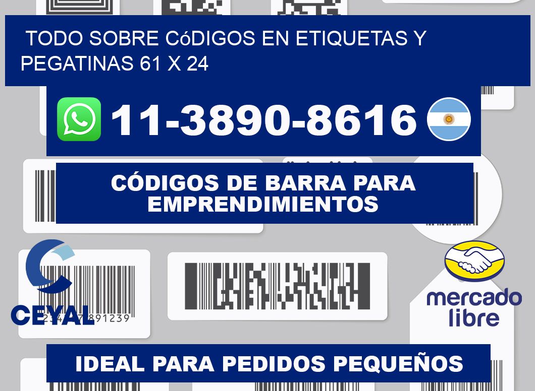 Todo sobre códigos en etiquetas y pegatinas 61 x 24