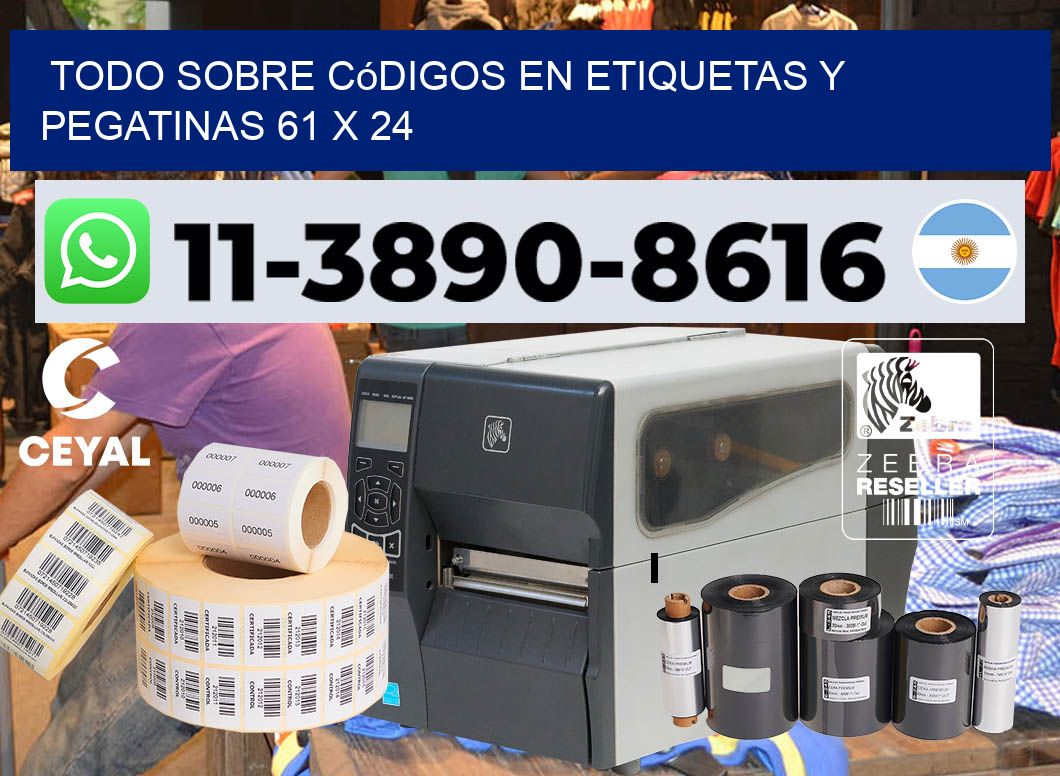 Todo sobre códigos en etiquetas y pegatinas 61 x 24