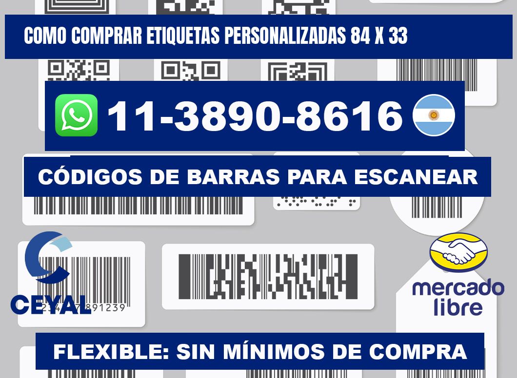 como comprar etiquetas personalizadas 84 x 33