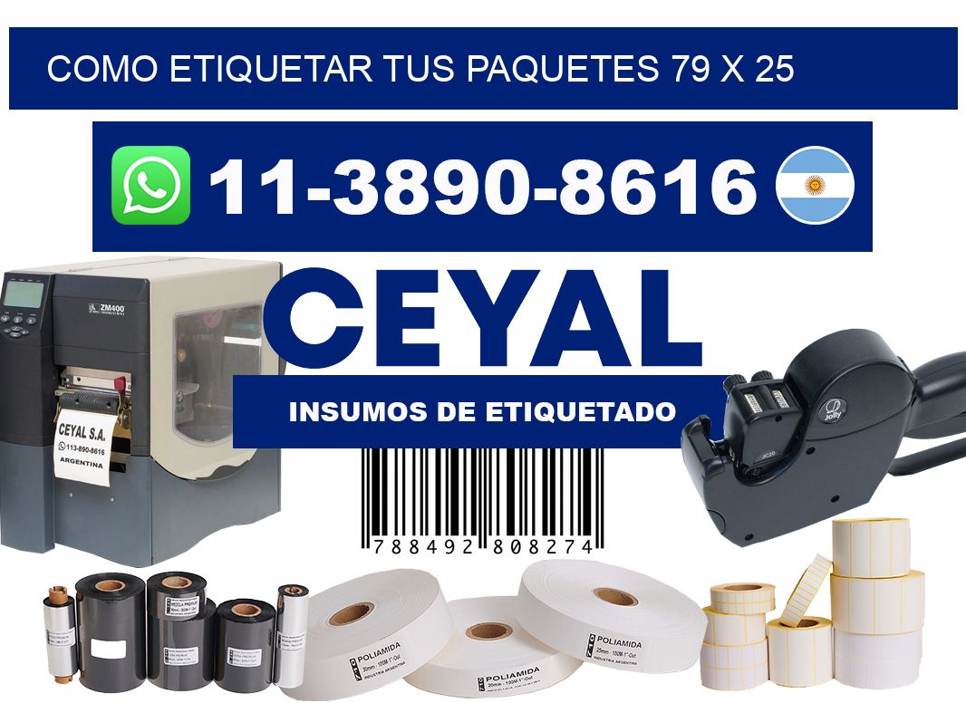 como etiquetar tus paquetes 79 x 25